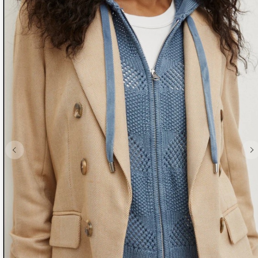 Blue Knit Veronica Beard Dickey NWT